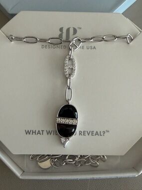 ✨ Bomb Party OG Heavenly Intervention Necklace – Black Onyx CZ ✨